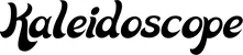 Produktbeispiel Schriftzug - Kaleidoscope