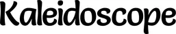 Produktbeispiel Schriftzug - Kaleidoscope