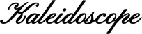 Produktbeispiel Schriftzug - Kaleidoscope