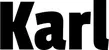 Produktbeispiel Schriftzug - Karl