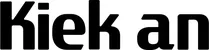 Produktbeispiel Schriftzug - Kiek an