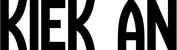Produktbeispiel Schriftzug - Kiek an