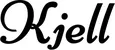 Produktbeispiel Schriftzug - Kjell