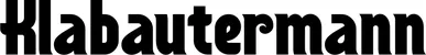 Produktbeispiel Schriftzug - Klabautermann