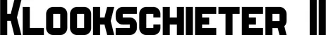 Produktbeispiel Schriftzug - Klookschieter II