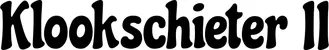 Produktbeispiel Schriftzug - Klookschieter II