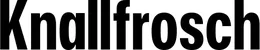 Produktbeispiel Schriftzug - Knallfrosch