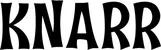 Produktbeispiel Schriftzug - Knarr