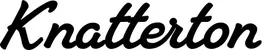 Produktbeispiel Schriftzug - Knatterton