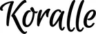 Produktbeispiel Schriftzug - Koralle