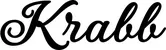 Produktbeispiel Schriftzug - Krabb