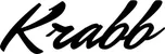 Produktbeispiel Schriftzug - Krabb