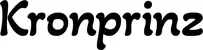 Produktbeispiel Schriftzug - Kronprinz
