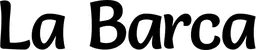 Produktbeispiel Schriftzug - La Barca