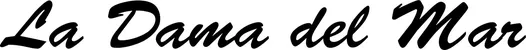 Produktbeispiel Schriftzug - La Dama del Mar