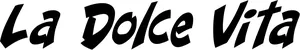 Produktbeispiel Schriftzug - La Dolce Vita