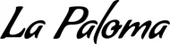 Produktbeispiel Schriftzug - La Paloma