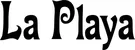Produktbeispiel Schriftzug - La Playa