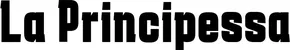 Produktbeispiel Schriftzug - La Principessa