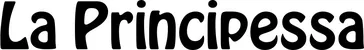 Produktbeispiel Schriftzug - La Principessa