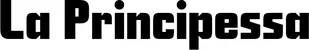 Produktbeispiel Schriftzug - La Principessa