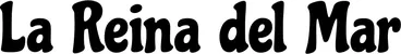 Produktbeispiel Schriftzug - La Reina del Mar