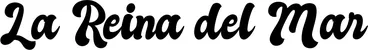Produktbeispiel Schriftzug - La Reina del Mar