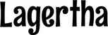 Produktbeispiel Schriftzug - Lagertha