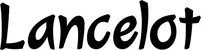 Produktbeispiel Schriftzug - Lancelot