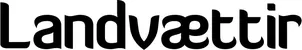 Produktbeispiel Schriftzug - Landvættir