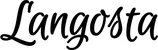 Produktbeispiel Schriftzug - Langosta