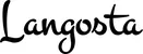 Produktbeispiel Schriftzug - Langosta