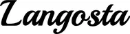 Produktbeispiel Schriftzug - Langosta