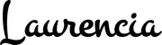 Produktbeispiel Schriftzug - Laurencia