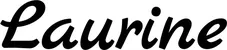 Produktbeispiel Schriftzug - Laurine