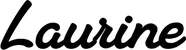Produktbeispiel Schriftzug - Laurine