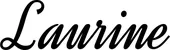 Produktbeispiel Schriftzug - Laurine