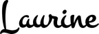 Produktbeispiel Schriftzug - Laurine