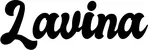 Produktbeispiel Schriftzug - Lavina
