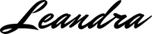 Produktbeispiel Schriftzug - Leandra