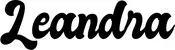 Produktbeispiel Schriftzug - Leandra