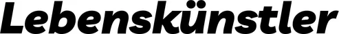 Produktbeispiel Schriftzug - Lebenskünstler