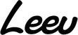 Produktbeispiel Schriftzug - Leev
