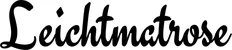 Produktbeispiel Schriftzug - Leichtmatrose