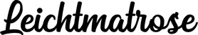 Produktbeispiel Schriftzug - Leichtmatrose
