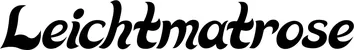 Produktbeispiel Schriftzug - Leichtmatrose