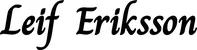 Produktbeispiel Schriftzug - Leif Eriksson