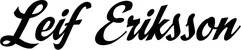 Produktbeispiel Schriftzug - Leif Eriksson