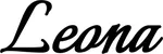 Produktbeispiel Schriftzug - Leona
