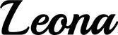 Produktbeispiel Schriftzug - Leona